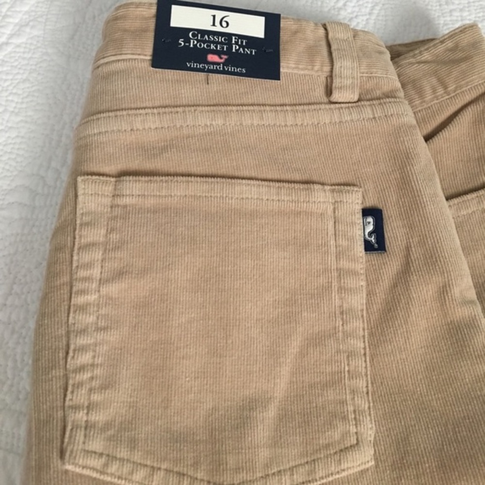 NWT Boys Vineyard Vines Khaki Cords